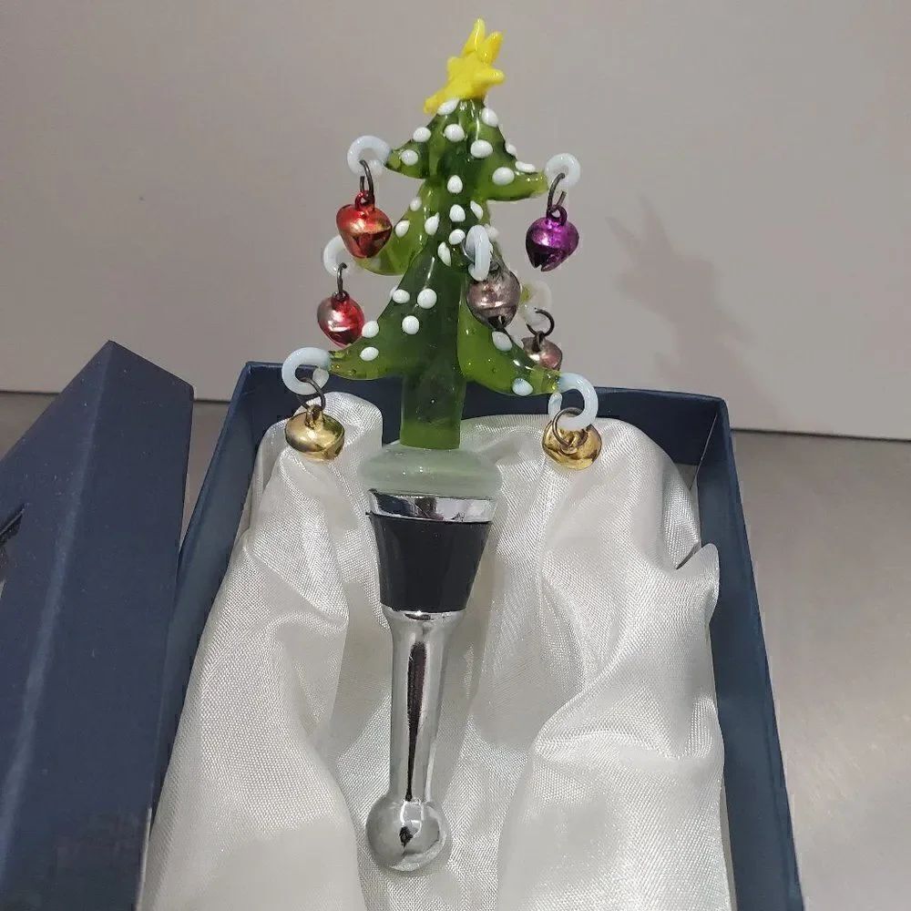 Artistic Creations Hand Made Glass Wine Bottle